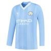 Camiseta de fútbol Manga Larga Manchester City 2023-24 Primera Equipación - Hombre